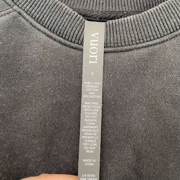 Vuori Women's Restore Oversized Crew Sweatshirt Size Large - Picture 3 of 6